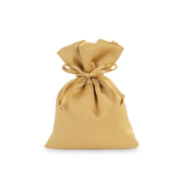 Sacchetto in raso color oro 8x10 29443m