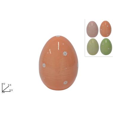 Uovo ceramica 12cm 4 colori xpa23001641