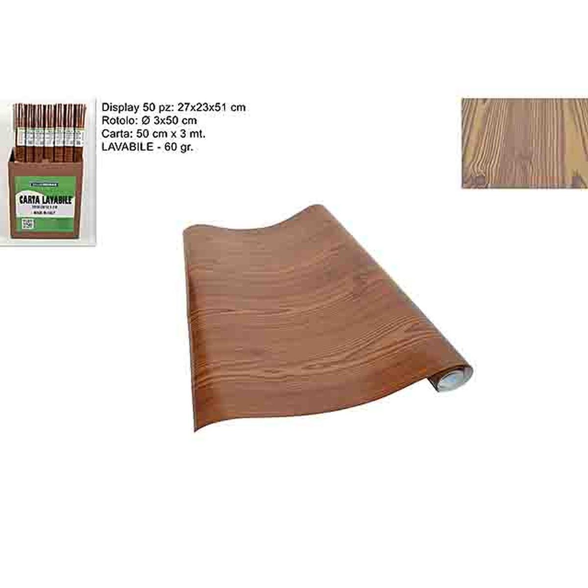 CARTA CASS. 50x3mt LEGNO CM000015