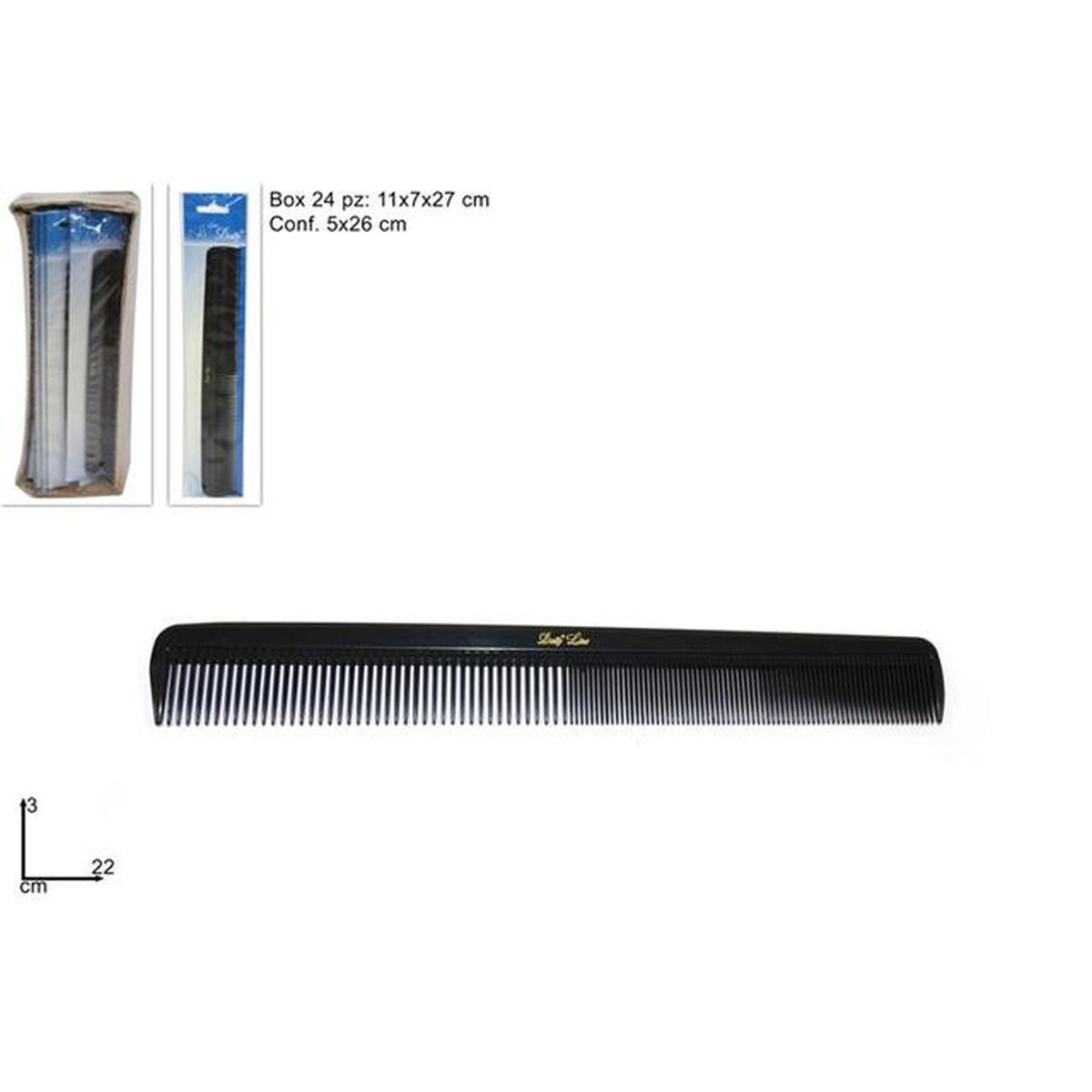 Pettine barbiere nero an000804