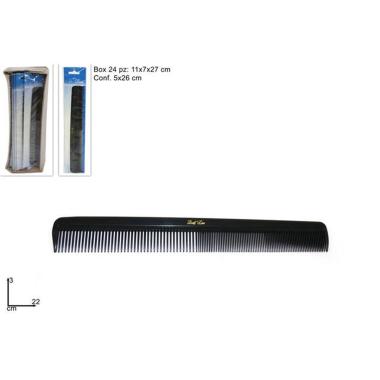 Pettine barbiere nero an000804
