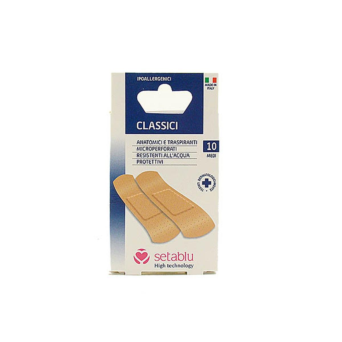 Setablu Cerotti Classici per Medicazione - Resistenti all'Acqua