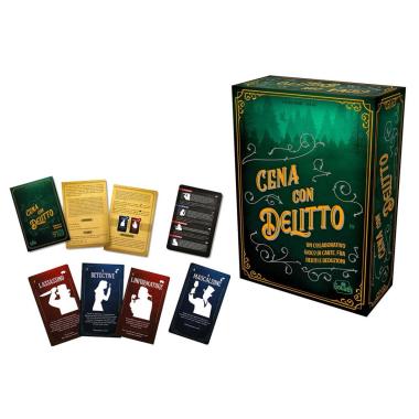 Goliath Cena con Delitto. Gioco di Carte Collaborativo. Mistero e Logica