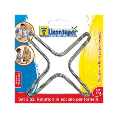 Set 2 pz. riduttorei in acciaio  174