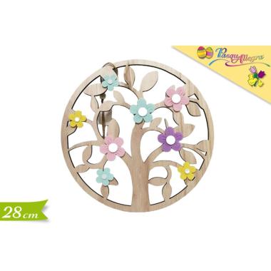 Quadretto albero c/fiori 370660012