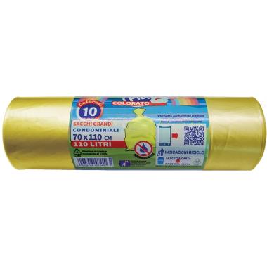 Sacchi pattumiera 70x110 10pz gia. sg04dy/c