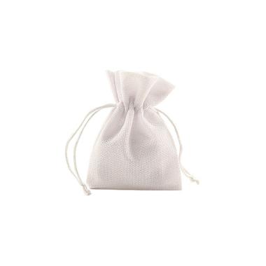 SACCHETTO JUTA BIANCO 9,5x13 CK7022/B
