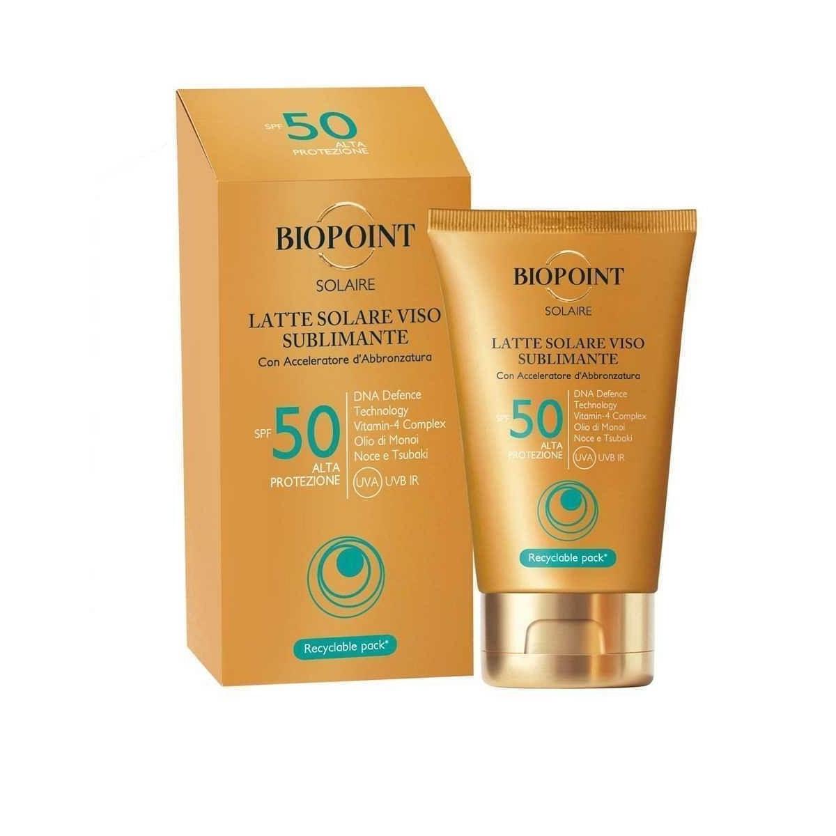 Biopoint Solaire Latte Solare Viso SPF 50 -50ml