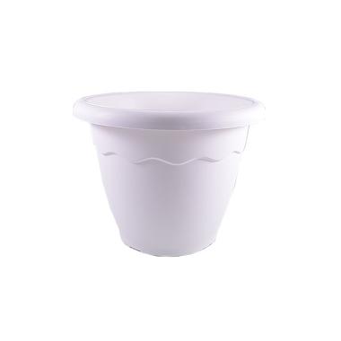 VASO VULCANO D30cm 29xH23cm BIANCO 5102