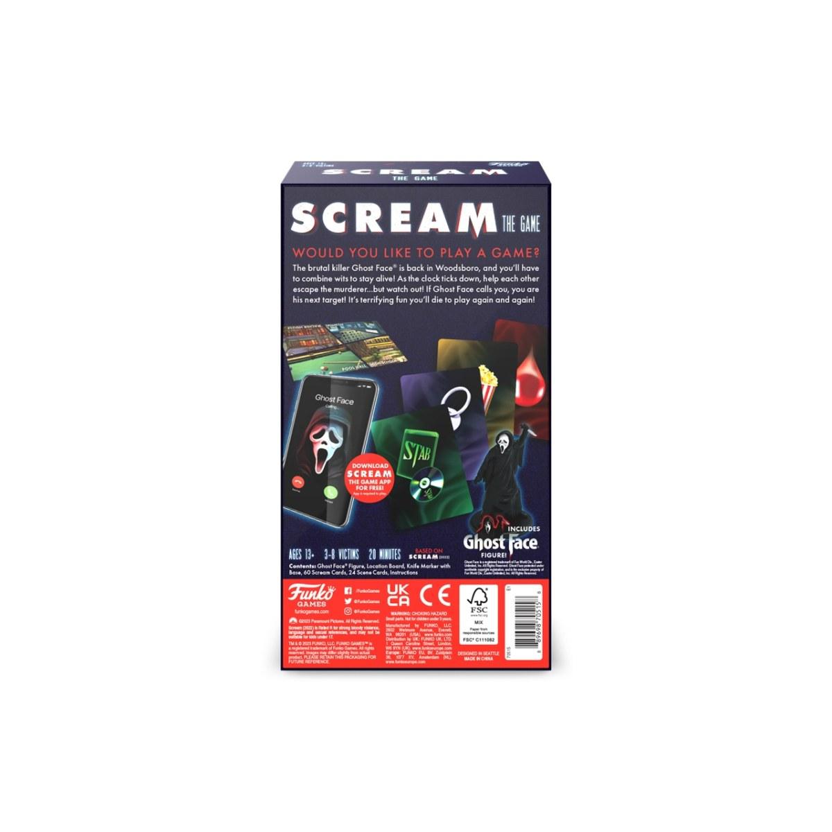 Scream The Game Funko - Gioco da Tavolo Horror Cooperativo con App Interattiva