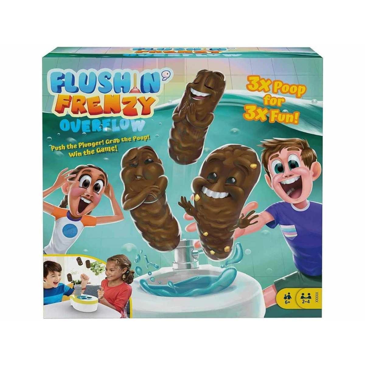 Acchiappa la Cacca Turbo (Flushin' Frenzy) Mattel - Gioco di Abilità e Velocità per Bambini
