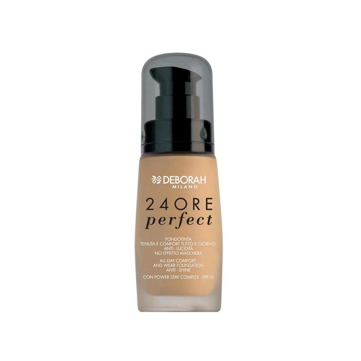 Deborah Milano Fondotinta 24ore Perfect N.03 Caramel Beige SPF10 Lunga Tenuta 30ml