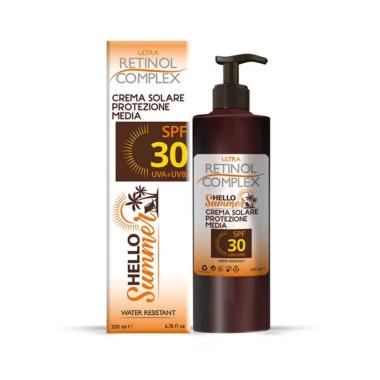 Crema solare Retinol Complex SPF 50 corpo resistente allacqua
