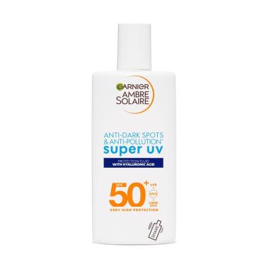 Garnier Ambre Solaire Super UV SPF 50+ Fluido Viso Antimacchie
