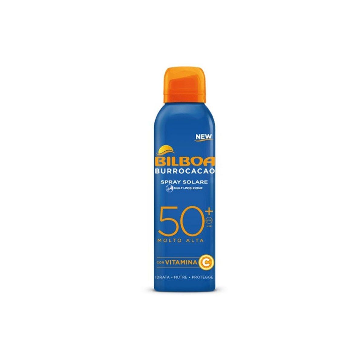 Bilboa Burrocacao Spray Solare SPF50+ con Vitamina C - 150ml