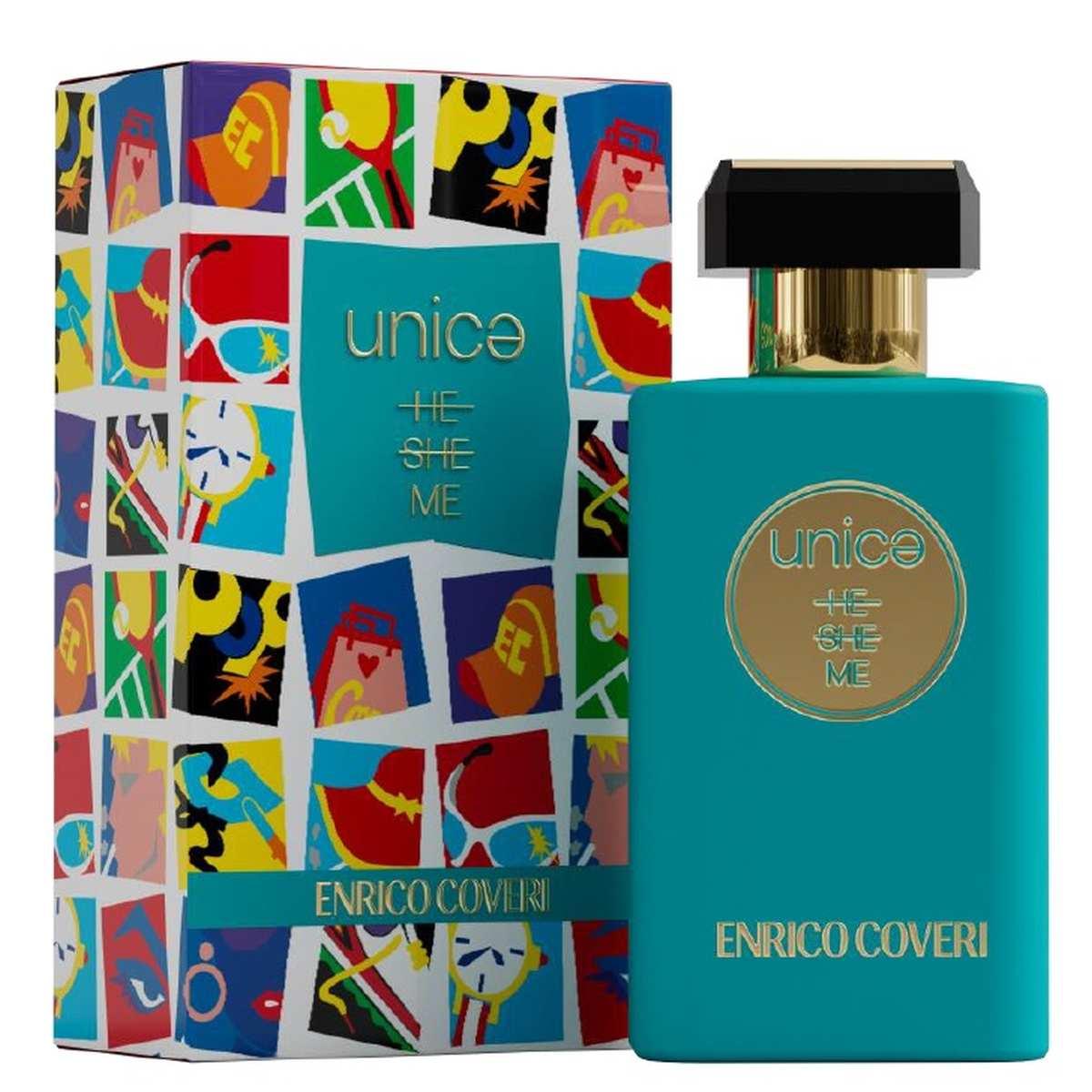 Enrico Coveri Unic Me  Eau de Parfum 100 ml. Profumo Unisex Fruttato-Floreale con Note Ambrate e Muschiate