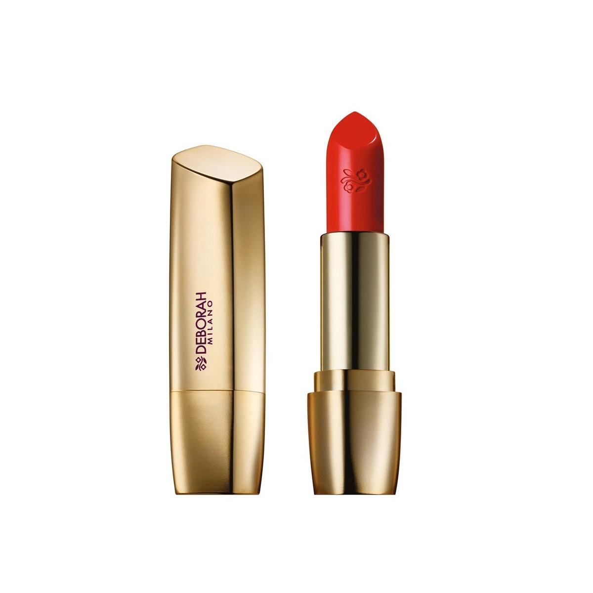 Deborah Milano Rossetto Milano Red 33 Fire Red - Colore Intenso e Shine
