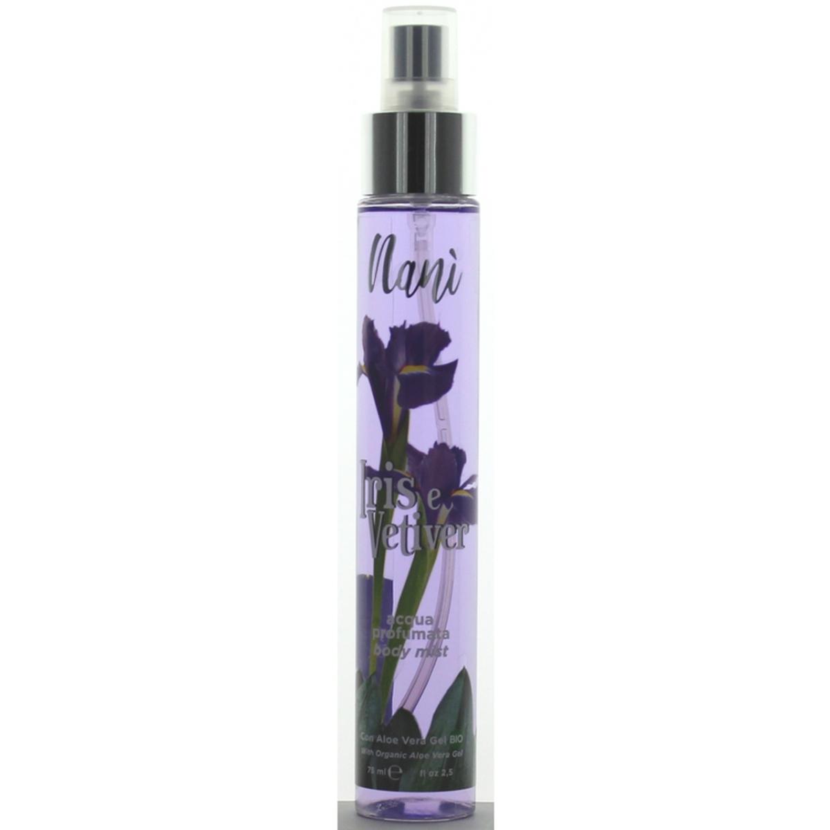 Nani Iris e Vetiver Body Mist 75ml - Fragranza Elegante e Terrosa