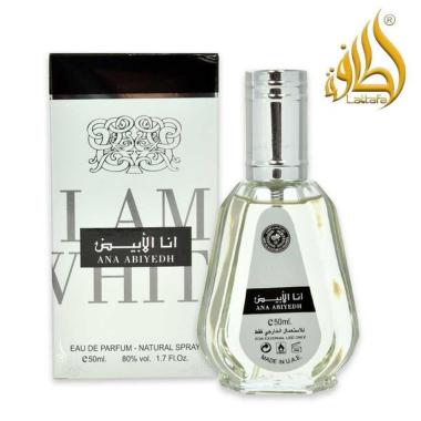 Ard Al Zaafaran I Am White Privee Couture EDP 50ml, Profumo Arabo Unisex Talcato al Muschio Bianco, Vaniglia e Oud