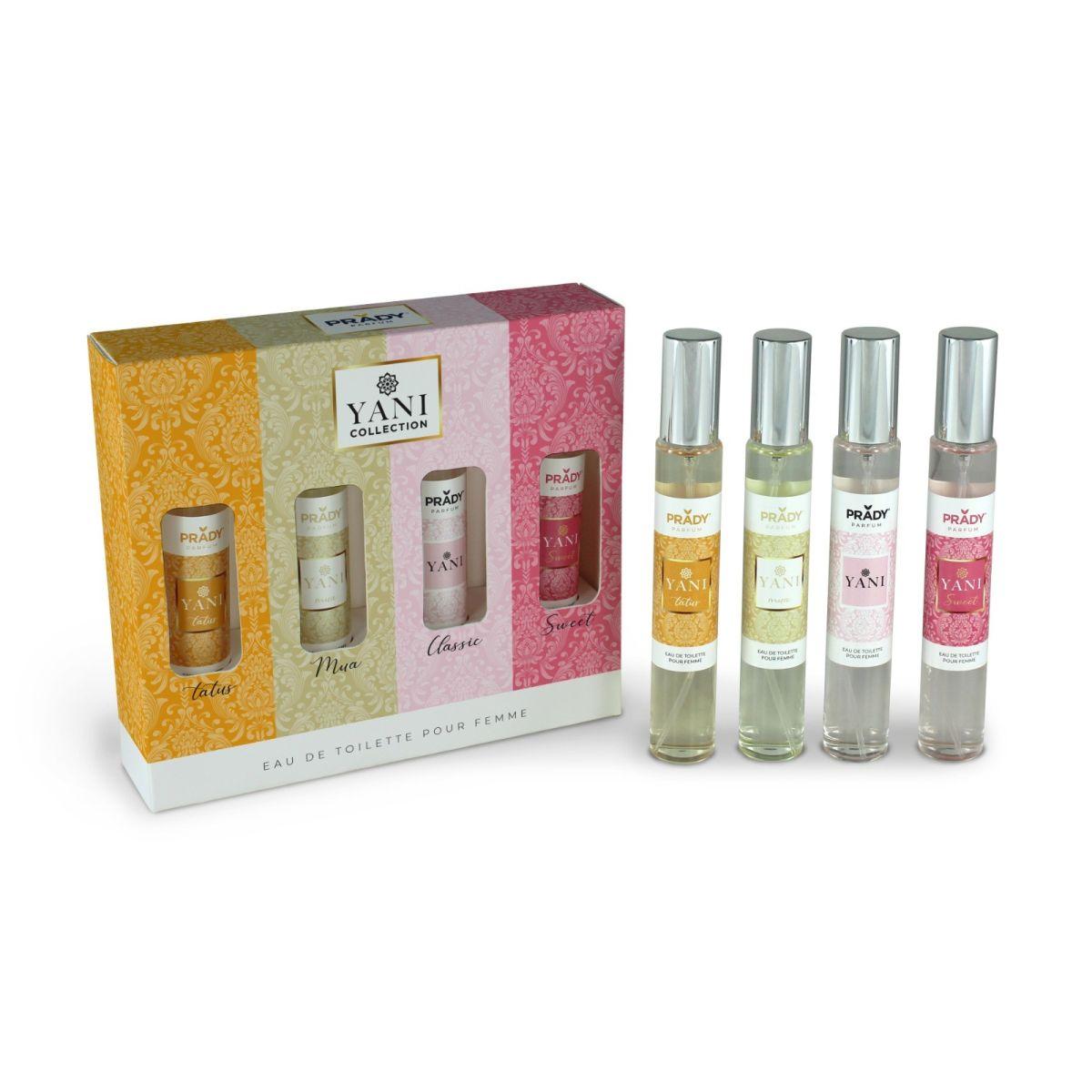 Prady Yani Set Eau de Toilette Donna 4x33ml - Profumo da Viaggio