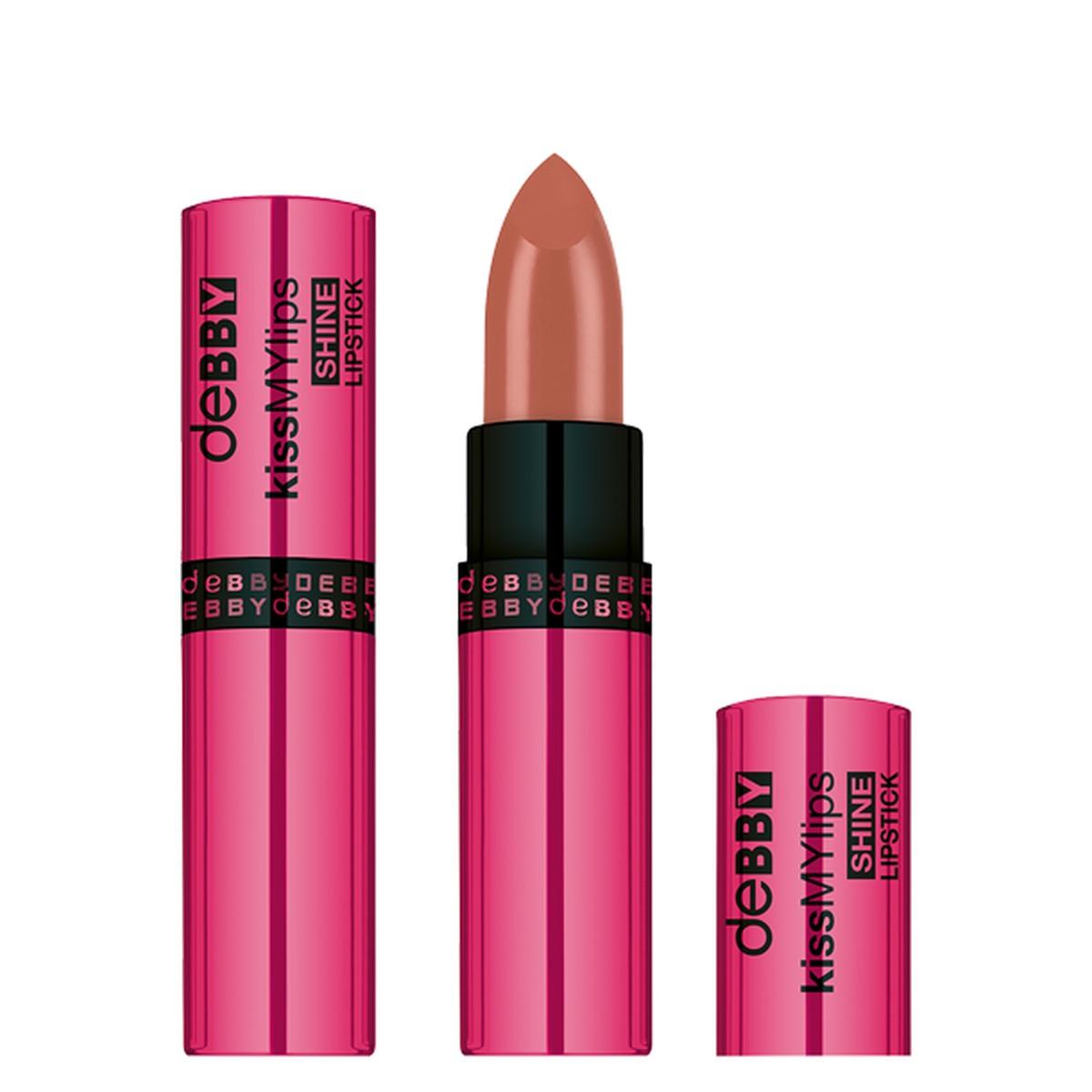 Debby Kiss My Lips Shine 01 Nude - Rossetto Idratante e Luminoso