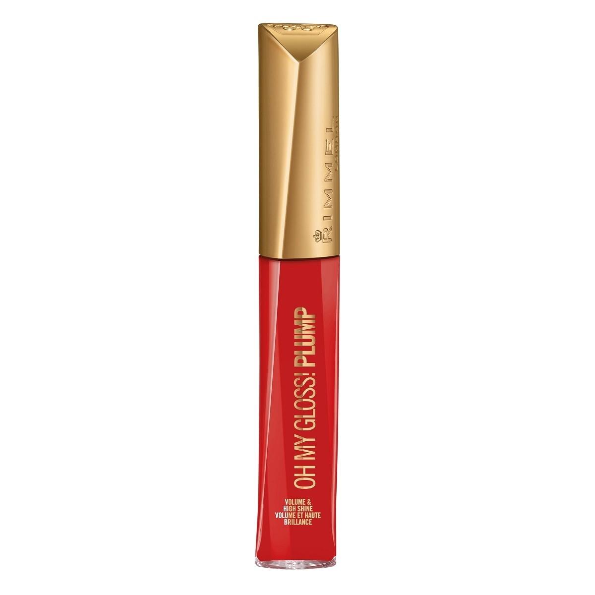 Rimmel Oh My Gloss! Plump 500 Saucy - Lucidalabbra Rimpolpante Rosso