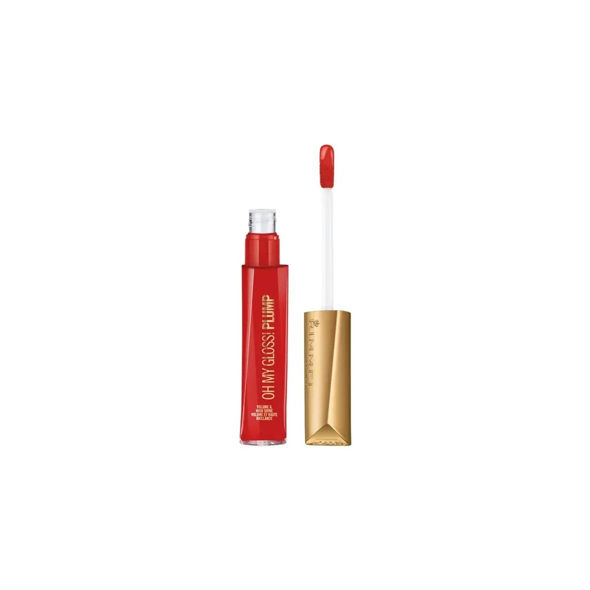Rimmel Oh My Gloss! Plump 500 Saucy - Lucidalabbra Rimpolpante Rosso