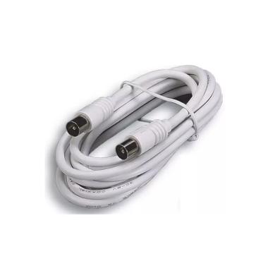 Extrastar: Cavo Antenna TV Coassiale 3m - Connettori Maschio/maschio per Digitale Terrestre