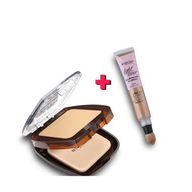 Deborah 24h Perfect Fondotinta Compatto N.01 + Illuminante Viso