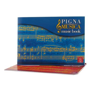 Pigna Quaderno di Musica Pentagrammato 17x24 cm - 16 Fogli per Appunti Musicali
