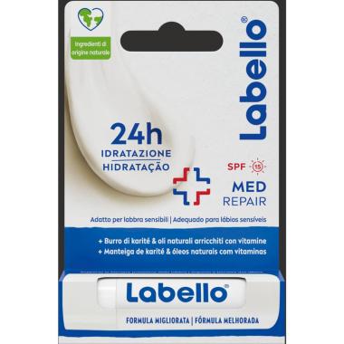 Labello Med Repair SPF15 4,8g. Balsamo Labbra Riparatore Idratante 24h