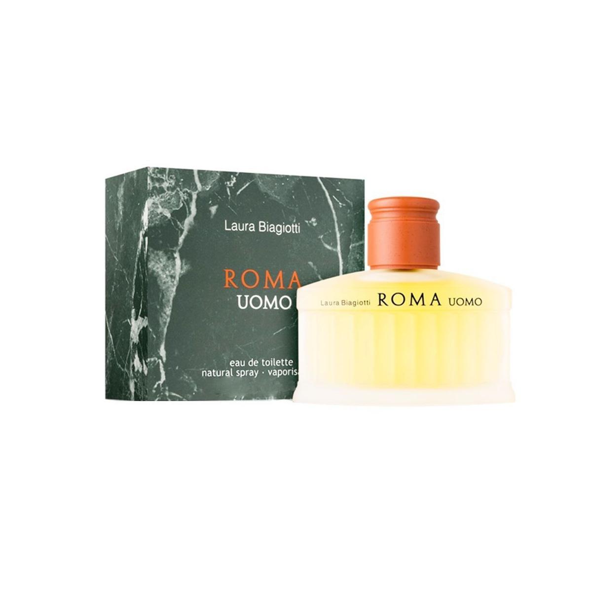 Laura Biagiotti Roma Uomo Eau de Toilette 200ml. Il Classico Aromatico Fougère
