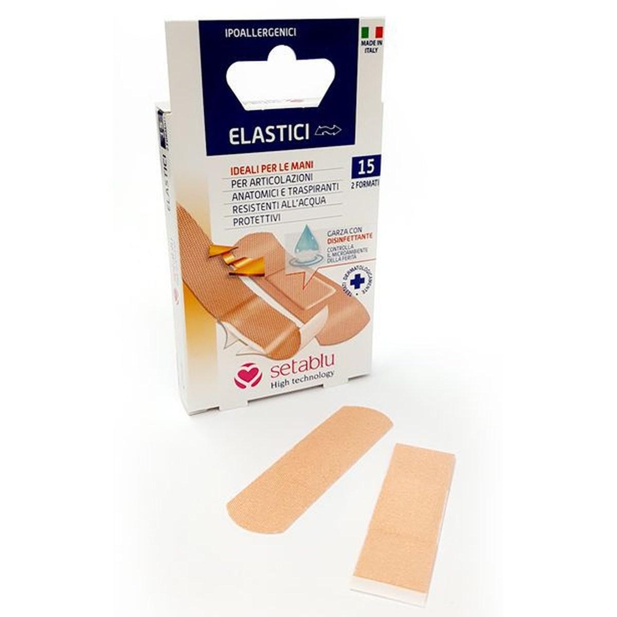 Setablu 15 Cerotti Elastici  per Articolazioni. Flessibili e Resistenti Acqua