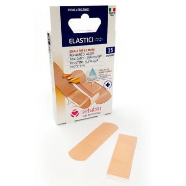 Setablu 15 Cerotti Elastici  per Articolazioni. Flessibili e Resistenti Acqua
