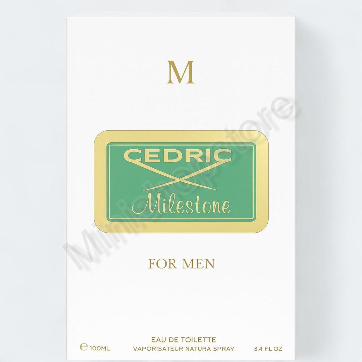 Cedric Milestone Profumo Uomo Montage EDT 100ml. Fragranza Marina Agrumata
