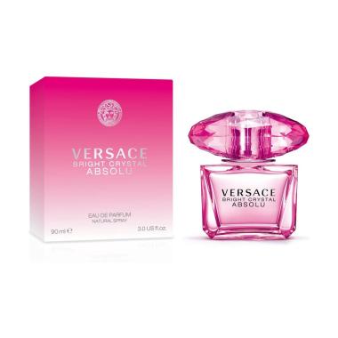 Versace Bright Crystal Absolu Eau de Parfum 90ml. Fragranza Femminile Intensa e Seducente