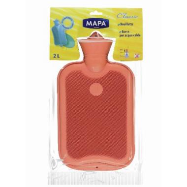 MAPA Borsa Acqua Calda Classica 2 Litri. Sollievo Termico e Relax.