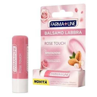 FARMA+LINE Balsamo Labbra Rose Touch Stick 3.5gr. Idratazione con Tocco di Rosa