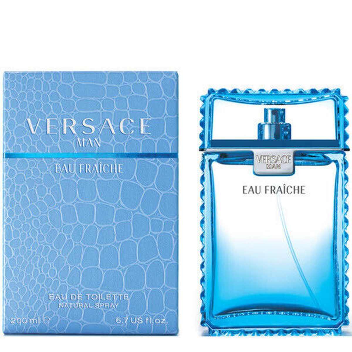 Versace Eau Fraîche Eau de Toilette Uomo 200ml Fresco e Legnoso