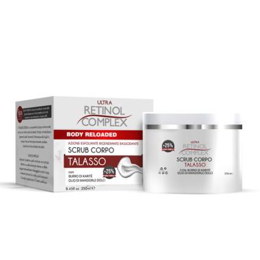 Retinol Complex Body Reloaded Scrub Talasso 250ml. Esfoliante Marino Rivitalizzante