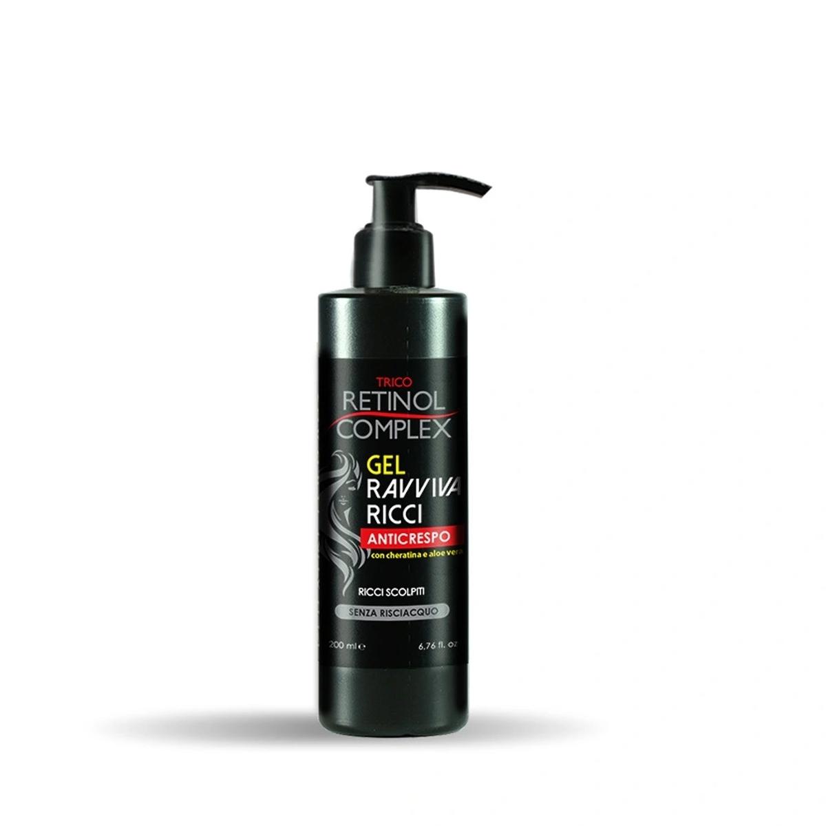 Retinol Complex Gel Ravvivaricci Anticrespo 200ml. Senza Risciacquo.Ricci Definiti