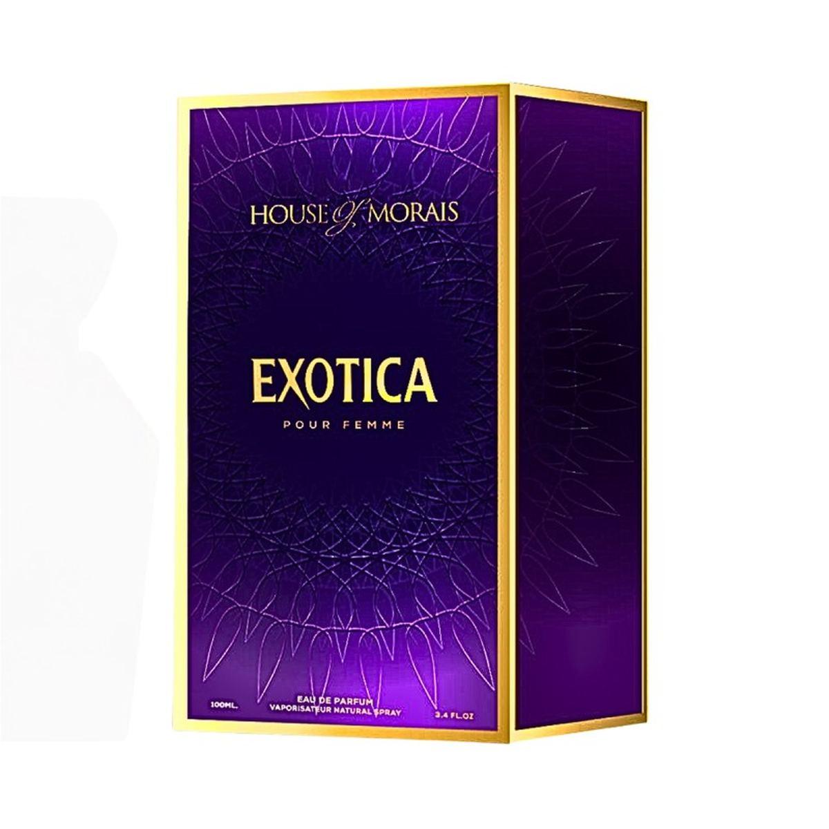 House of Morais Profumo Donna Exotica EDP 100ml Floreale Ambrato Legnoso