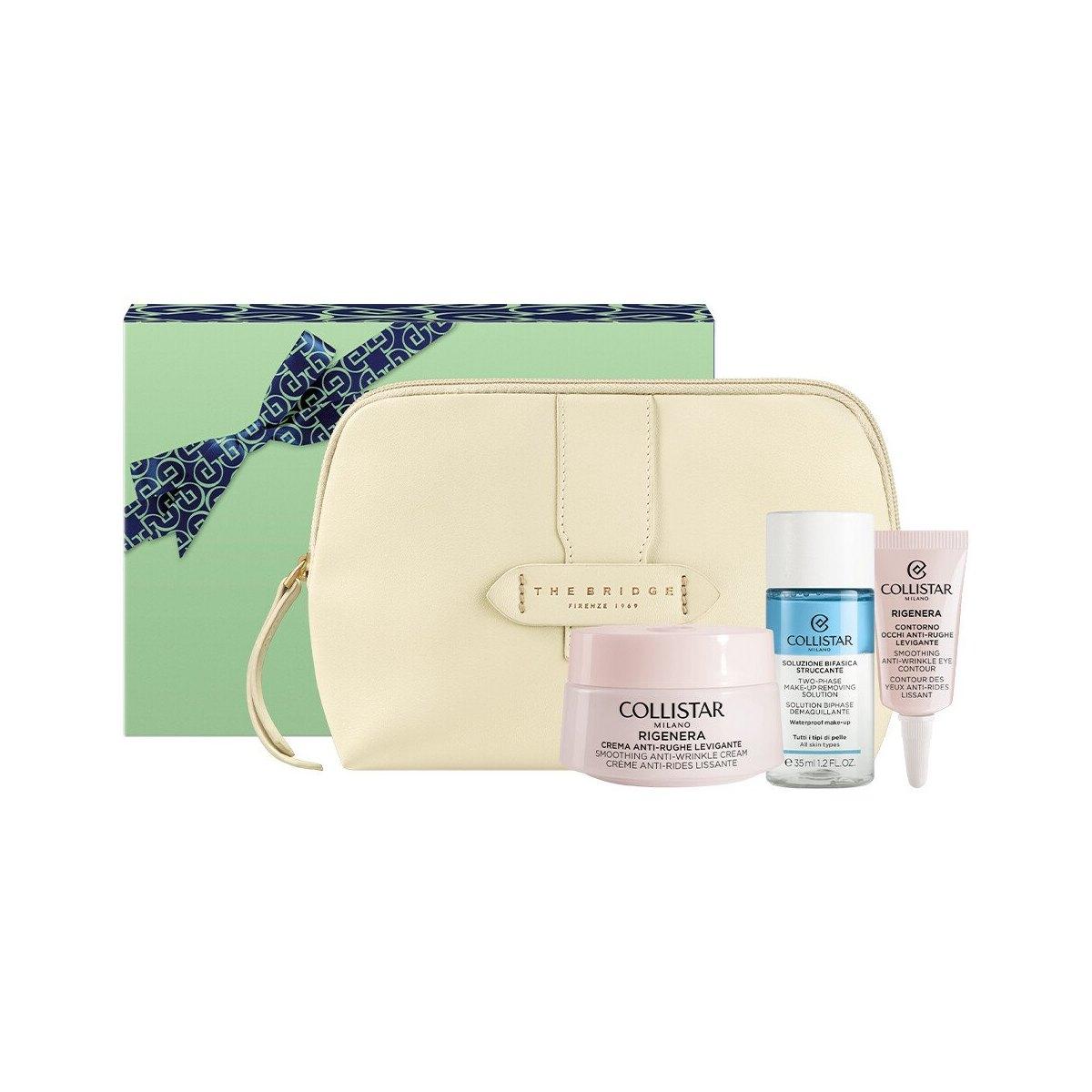 Cofanetto Collistar Rigenera Antirughe: Crema Viso, Contorno Occhi e Pochette The Bridge.