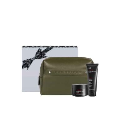 Cofanetto Collistar Uomo Anti-Età Globale con Crema Viso, Gel Doccia e Trousse The Bridge.