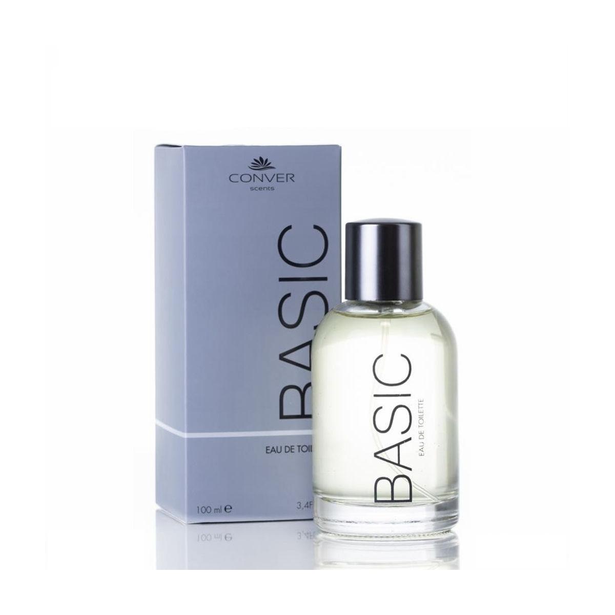 CONVER BASIC Profumo Uomo EDT 100ml. Fragranza Legnosa Speziata Fruttata