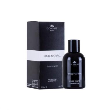 CONVER SCENT NATURAL Profumo Uomo EDT 100ml. Fragranza Ambrata Speziata al Tè