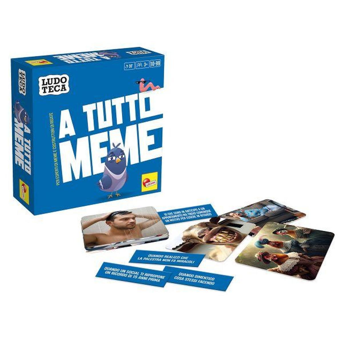 A Tutto Meme Ludoteca Pocket Lisciani - Il Gioco di Carte per Creare i Meme più Divertenti