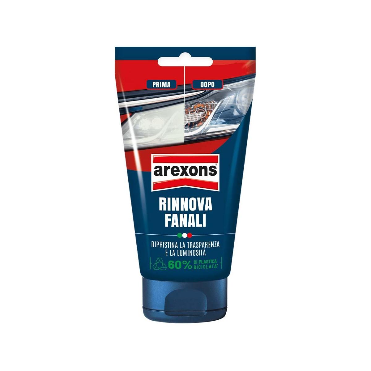 Arexons Rinnova Fanali 150g Pasta Lucidante Trasparenza e Luminosità<br />