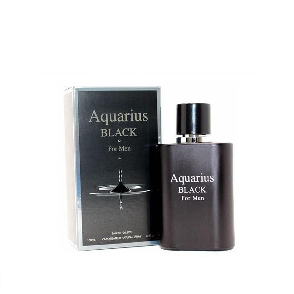 Aquarius Black For Men EDT 100ml Eau de Toilette Uomo Fragranza Intensa