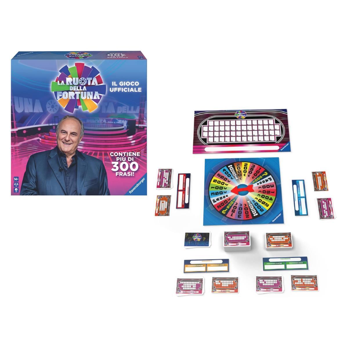 Ravensburger La Ruota della Fortuna Gioco Ufficiale da Tavolo 300+ Frasi